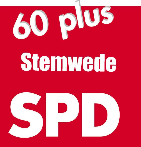 Im SPD Gemeindeverband Stemwede besteht die Arbeitsgemeinschaft 60 plus Hier sind die Senioren seit 1996 aktiv Die Arbeitsgemeinschaft SPD 60 plus versteht sich als Zielgruppenorganisation der SPD, die insbesondere inhaltliche Impulse für die Partei geben und zugleich Vermittlerin zu den Älteren in Organisationen, Verbänden und Institutionen sein will. 1994 gegründet, ist sie die jüngste unter den großen Zielgruppenorganisationen in der Partei, zählt aber zu den aktivsten. Im Jahr 1996 fand in Stemwede unter Leitung des Gemeindeverbands die Gründungsversammlung der Stemweder AG 60 plus statt, hier wurde auch der erste Vorstand der AG gewählt. Er nahm unter Leitung von Günter Bohne seine Arbeit auf .