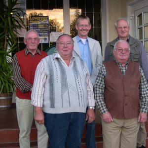 SPD - AG 60 plus Vorstand: Erich Büning, Willy Vögeding, Wilhelm Riesmeier, Günter Bohne, Walter Adelung(v.l.)
